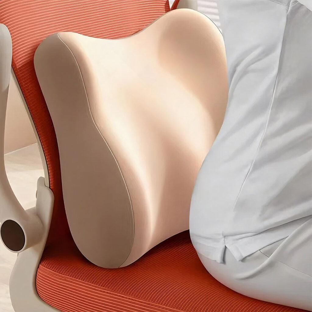 Quel coussin choisir pour ne plus avoir mal au dos ? Conseils IMG 08 25 coussin orthopedique lombaire ergonomique 14