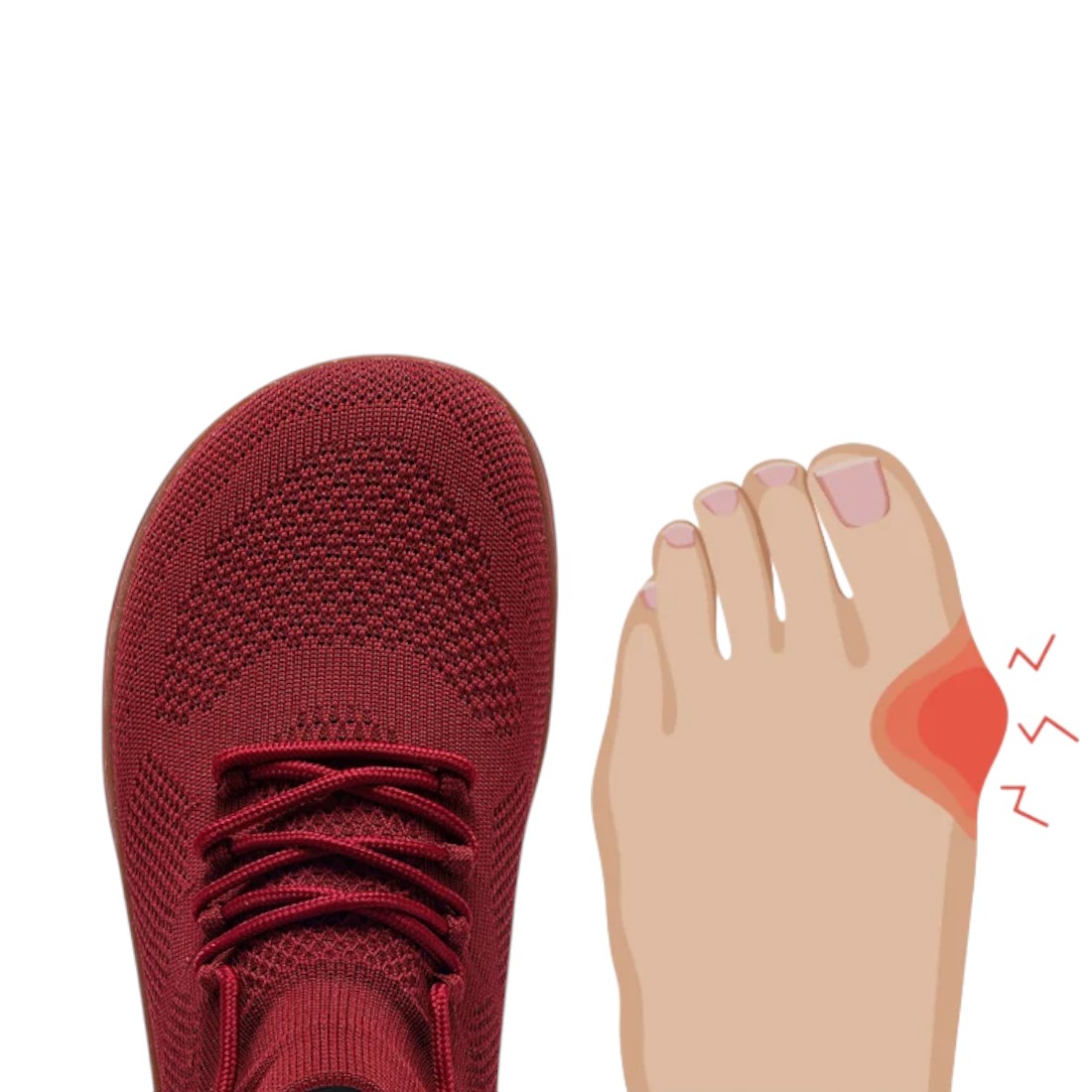 Chaussures orthopédiques femme pieds larges respirantes avec bout large et souple – Image 5
