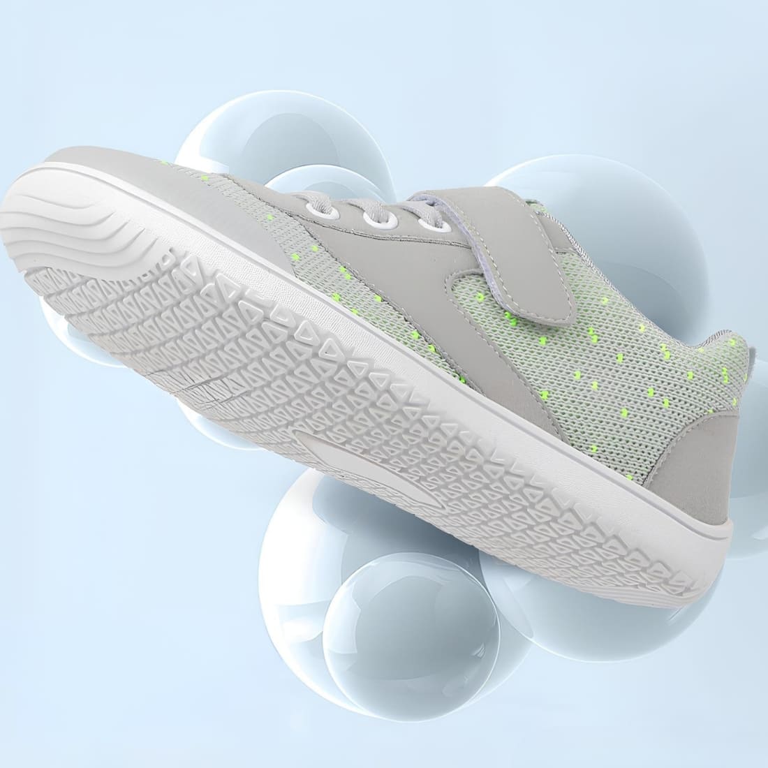Chaussures orthopédiques enfant plates effet lacets à scratch pour pieds larges – Image 7