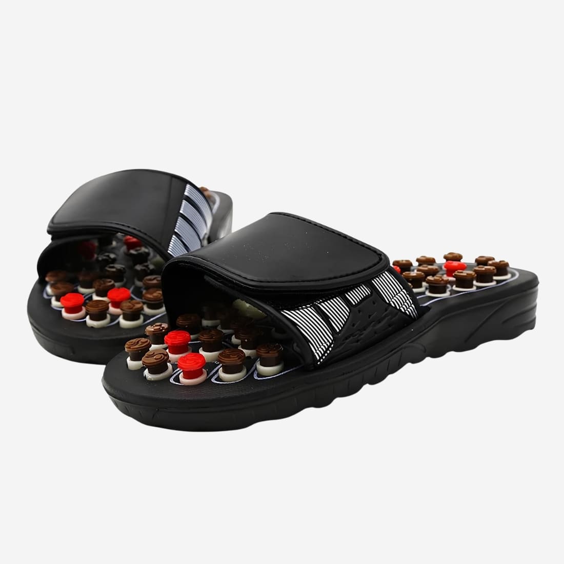 Claquettes orthopédiques avec points d'acupression pour femme – Image 3