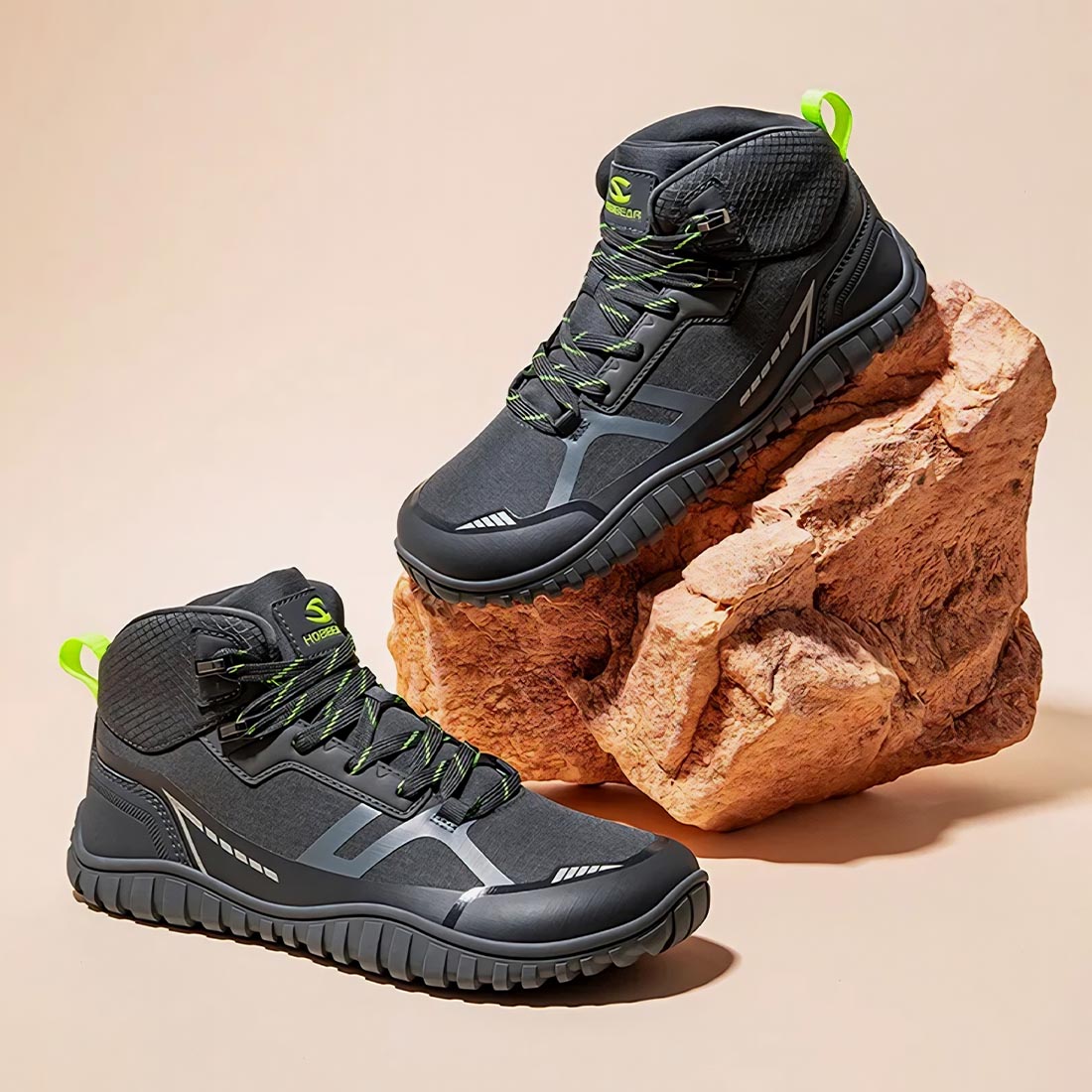 Chaussures orthopédiques homme de randonnée à bout large – Image 7